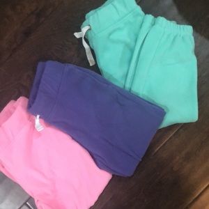 3 pair fleece sweat pants
